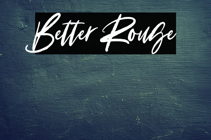 Better Rouge Example 2