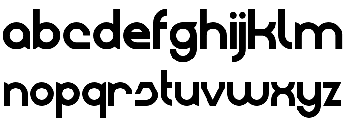 Better Sans Regular Font LOWERCASE