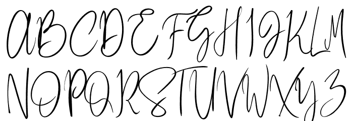 Better Saturday Font UPPERCASE