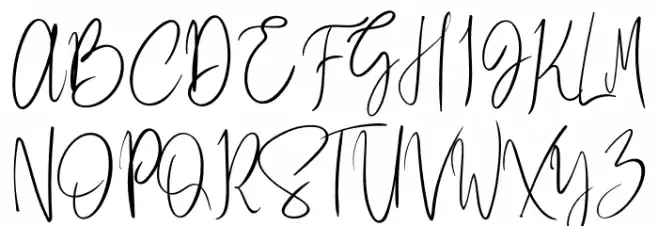 Better Saturday Font UPPERCASE