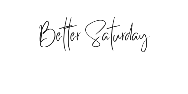Better Saturday Logo