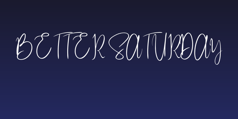 Better Saturday Social Header