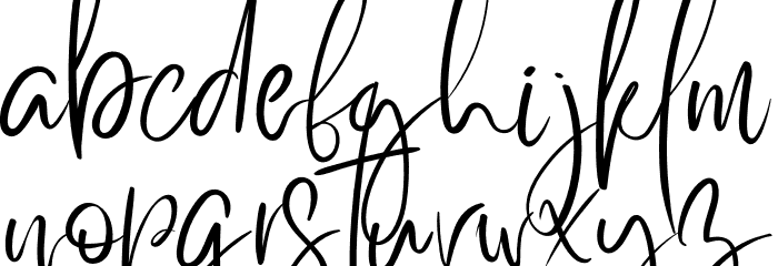 Better Saturday Font LOWERCASE