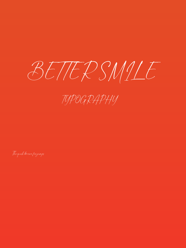 Better Smile Poster