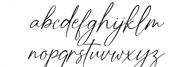 Better Smile Font LOWERCASE