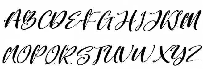 Better Spine Italic Schriftart Groß