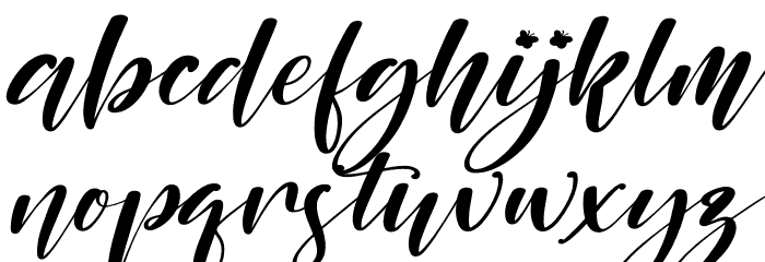 Better Spine Italic Font LOWERCASE