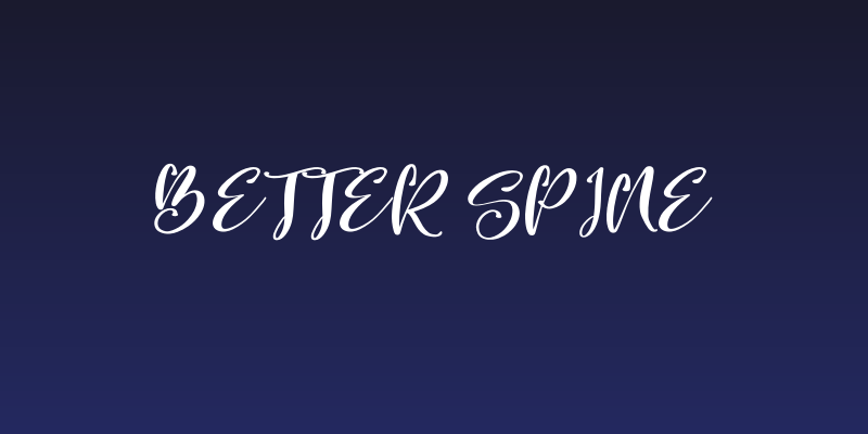 Better Spine Social Header