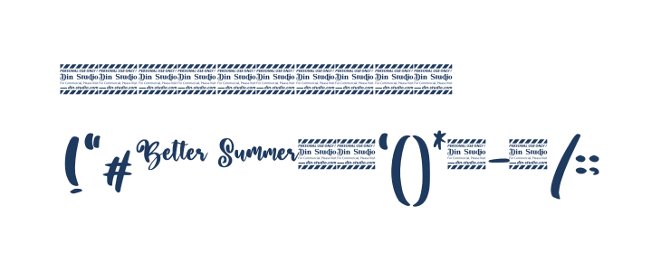 Better Summer Personal Use Other Characters