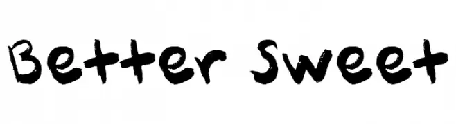 Better Sweet  font caratteri gratis