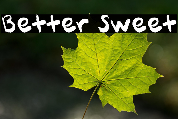 Better Sweet Example 1