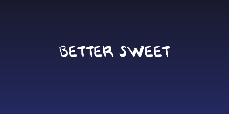 Better Sweet Social Header