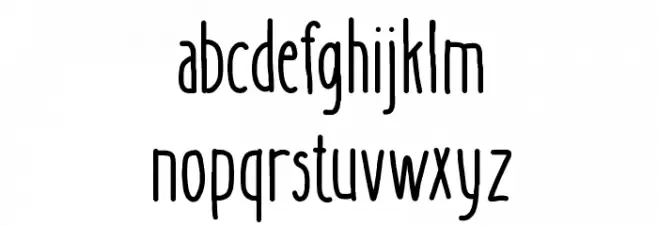 Better Together Condenesed 字体 小写