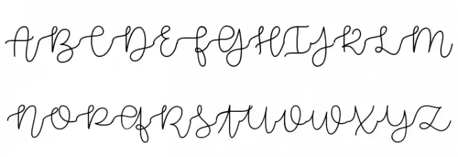 Better Together Demo Schriftart Groß