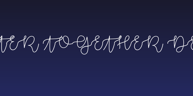 Better Together Demo Social Header
