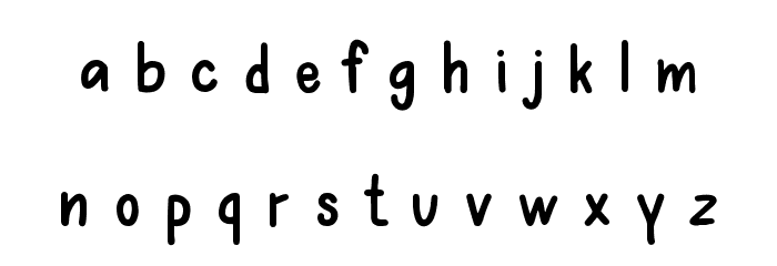 Better Together Spaced Font LOWERCASE