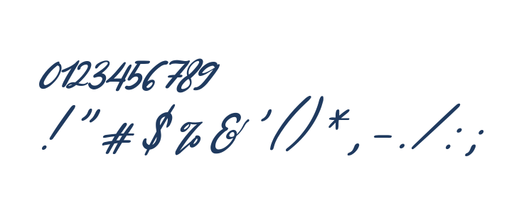 Better Tomorrow Italic Other Characters