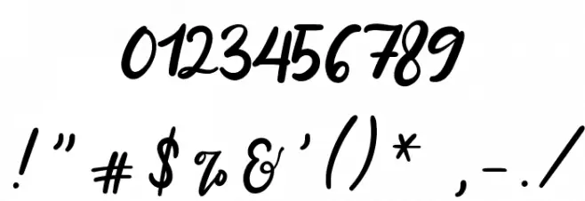 Better Tomorrow Font OTHER CHARS