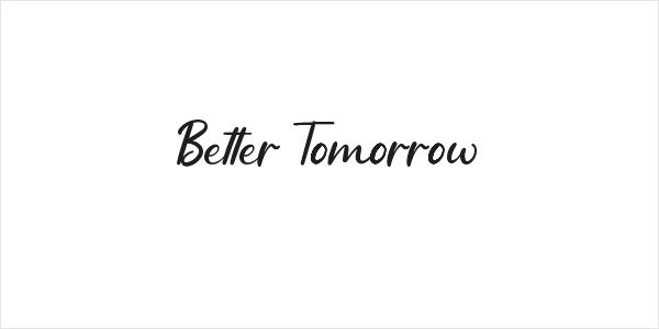 Better Tomorrow Logo