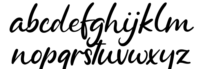 Better Tomorrow Font LOWERCASE