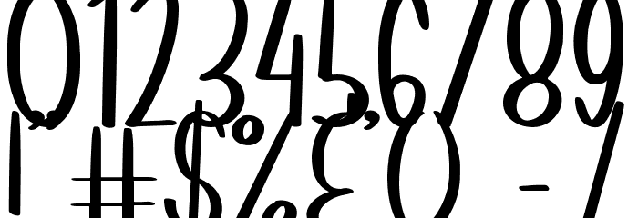 Better Unicorn Font OTHER CHARS