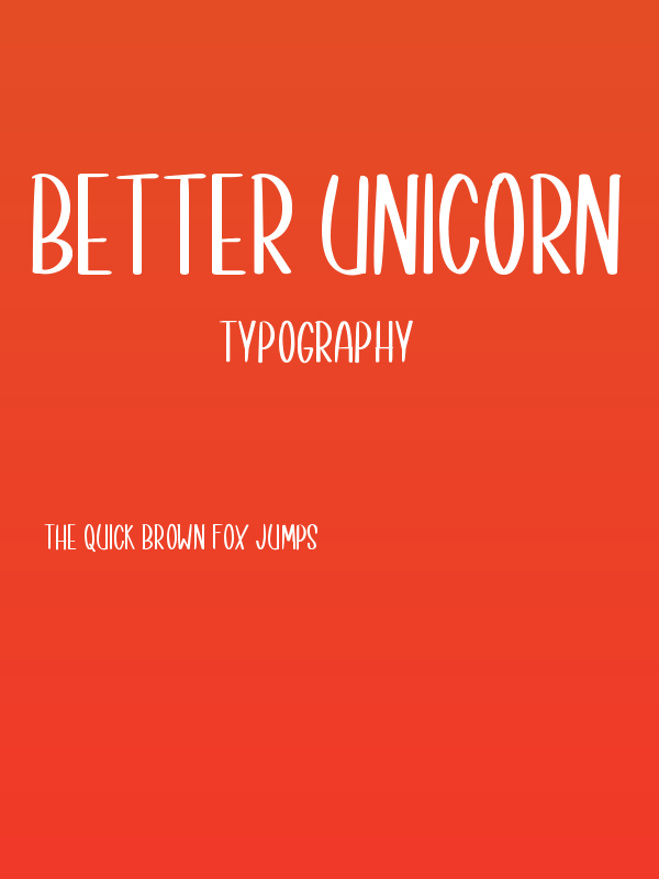 Better Unicorn Poster