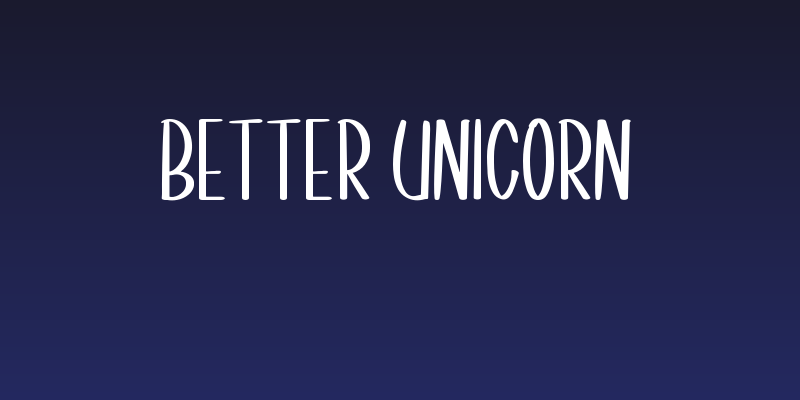 Better Unicorn Social Header
