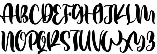 Better Weather Schriftart Groß