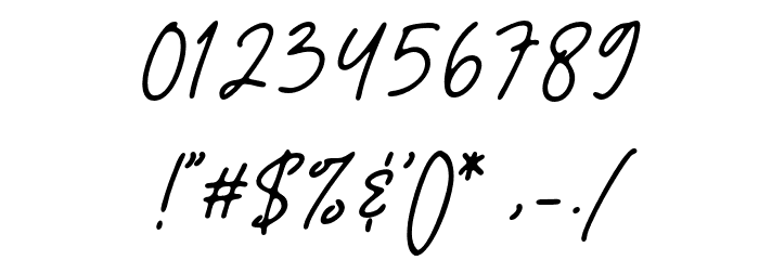 Better-Yesterday-italic Font OTHER CHARS