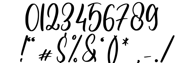 Better Zone Font OTHER CHARS