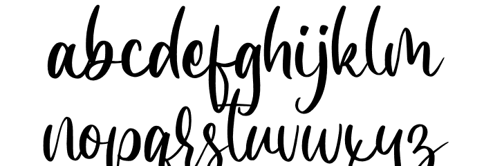 Better Zone Font LOWERCASE