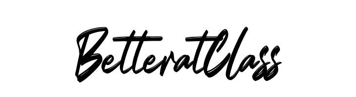 Better at Class  Frei Schriftart Herunterladen