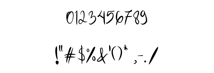 Better flash Font OTHER CHARS