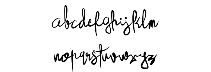 Better flash Font LOWERCASE