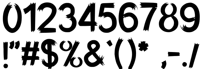 Better ghost Font OTHER CHARS