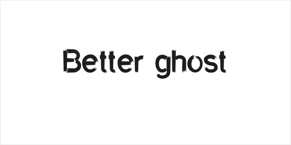 Better ghost Logo