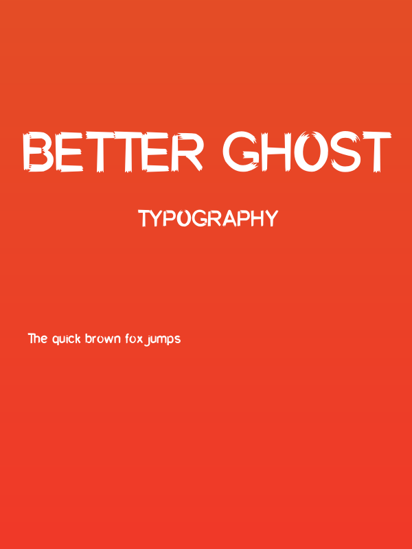 Better ghost Poster