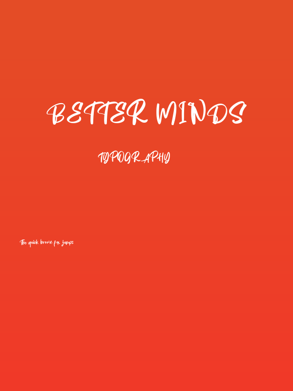 Better minds Poster