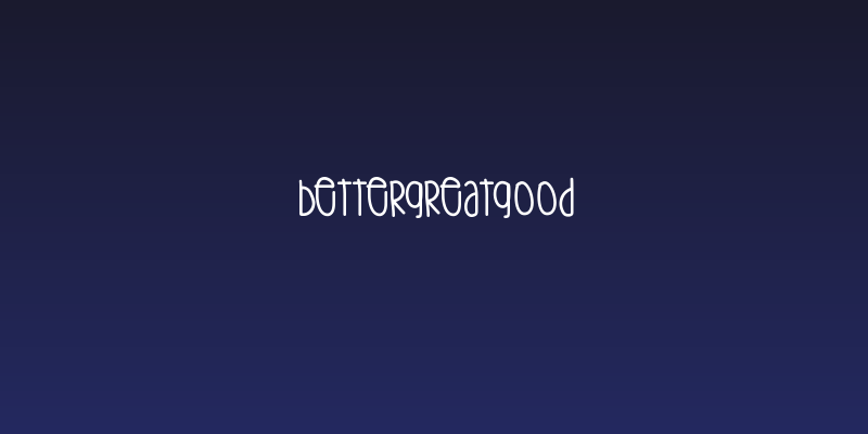 BetterGreatgood Social Header