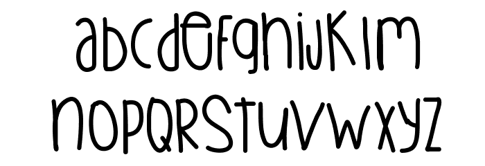 BetterGreatgood Font LOWERCASE