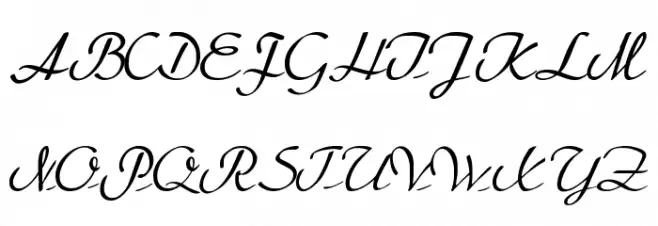 BetterHeatherRegular Schriftart Groß