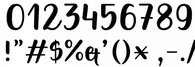 BetterPhoenixSample Font OTHER CHARS