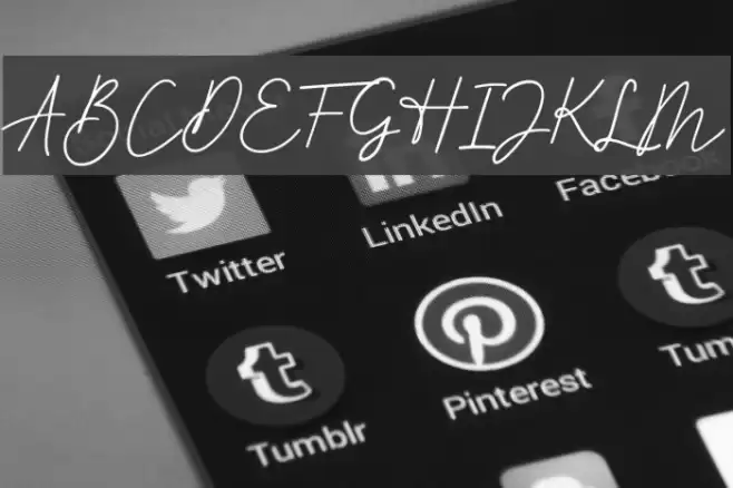 BetterSignature Font examples