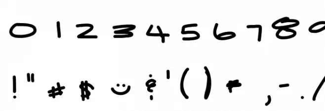 BetterThanPixel Font OTHER CHARS