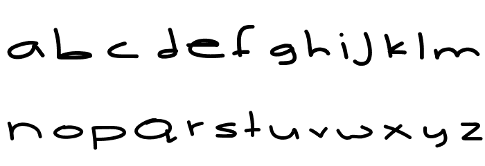 BetterThanPixel Font LOWERCASE