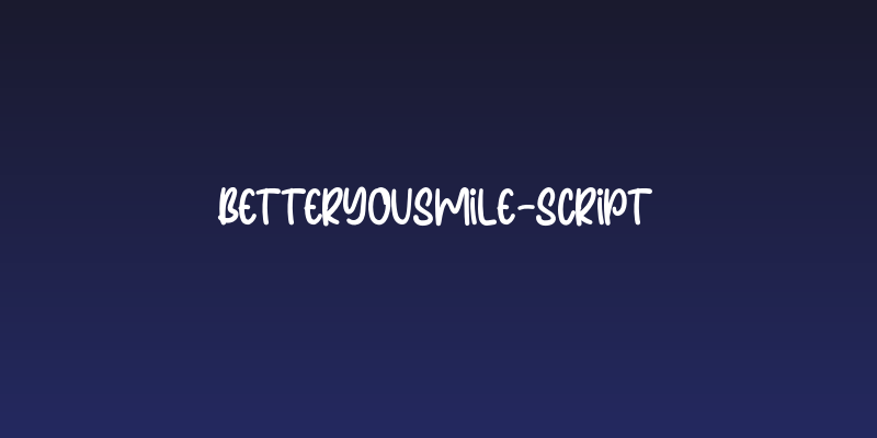 BetterYouSmile-Script Social Header