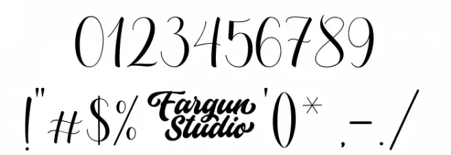 Betterday Script [Demo] Font OTHER CHARS