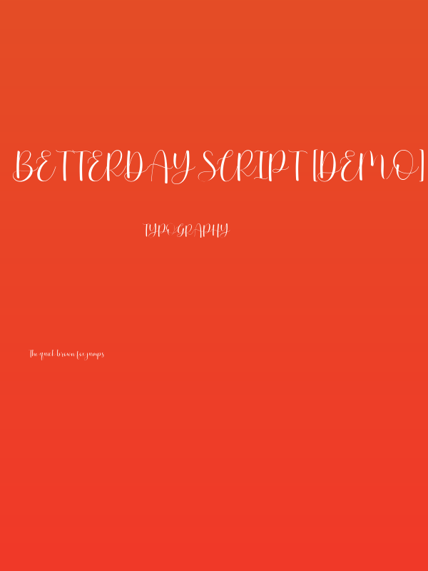 Betterday Script [Demo] Poster