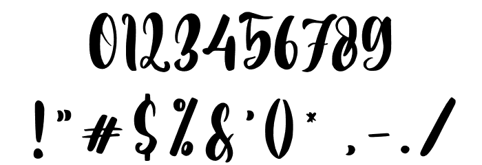 Betterday Font OTHER CHARS