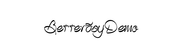 BetterdayDemo  नि: शुल्क फ़ॉन्ट्स डाउनलोड